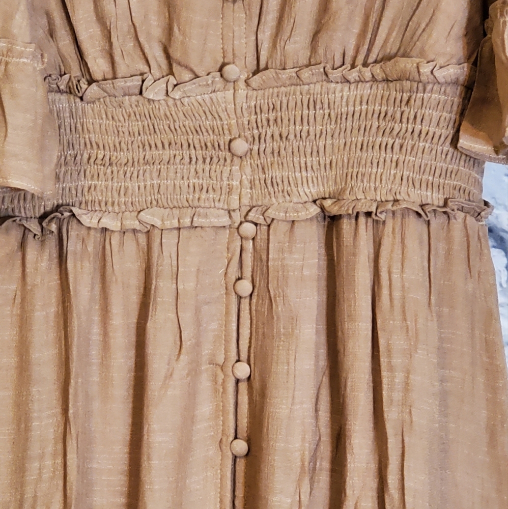 🤎NWOT A. Calin by Flying Tomato Mocha Maxi Dress - Picture 5 of 10
